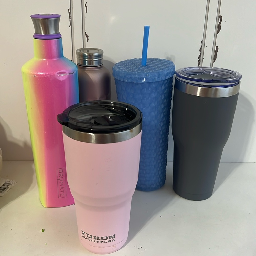 Assortment of cups